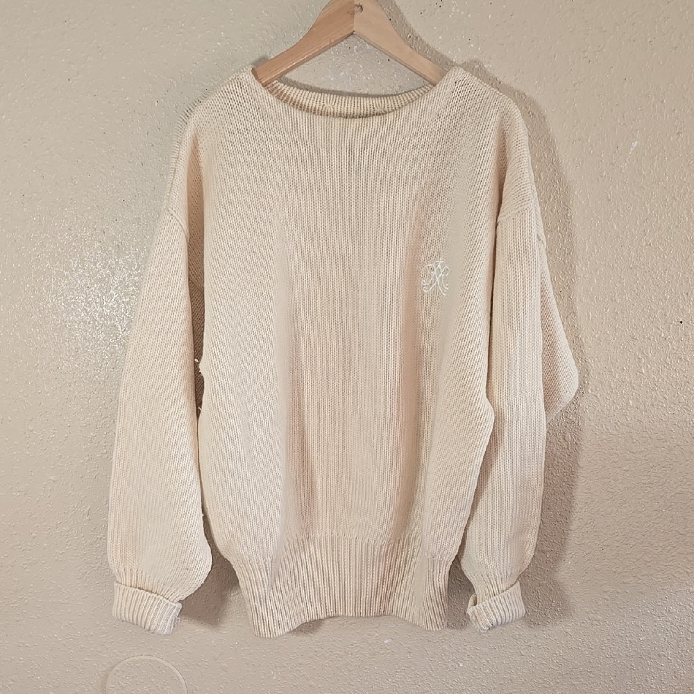 Abercrombie Vintage Cream Sweater for Men
